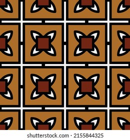 Original repeat pattern with festive traditional African and Brazilian motifs