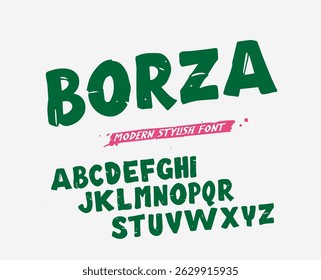 Original retro alphabet, creative characters set. vintage stylish typography
