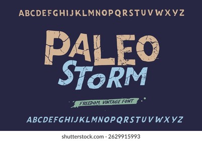 Original retro alphabet, creative characters set. vintage stylish typography