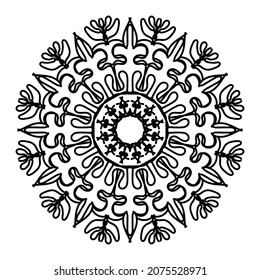 Original Retro Indian Mandala Elements. EPS 10