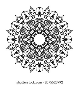 Original Retro Indian Mandala Elements. EPS 10