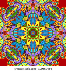 original retro paisley seamless pattern