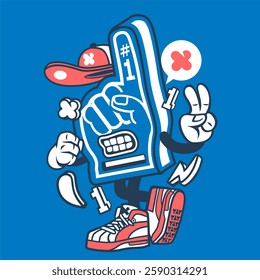 original retro sticker vintage vector