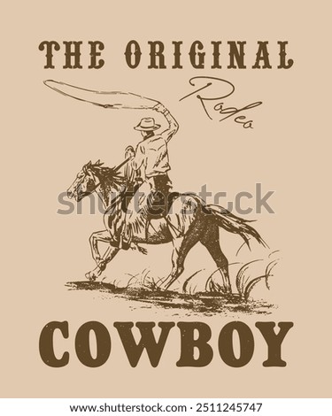 the original rodeo cowboy t shirt design, Rodeo Cowboy Comfort Colors T-Shirt, Vintage Wester Shirt, Retro Rodeo Shirt, Comfort Colors Graphic Cowboy Tee, A vintage illustration of wild west cowboy. 