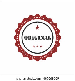 Original rubber stamp