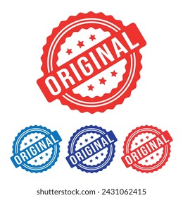 Original, Rubber stamp Design vector, illustration