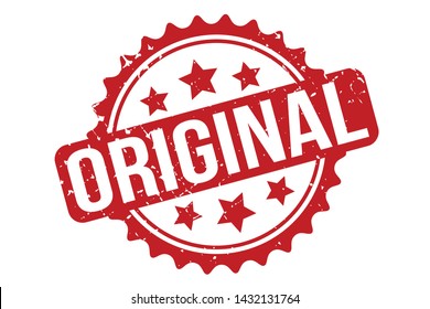 Original Rubber Stamp. Original Rubber Grunge Stamp Seal Vector Illustration - Vector - Shutterstock ID 1432131764