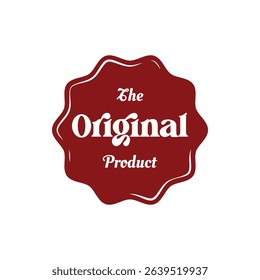 Original rubber stamp seal template graphic