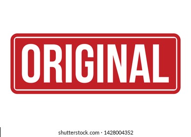 Original Rubber Stamp. Original Stamp Seal – Vector