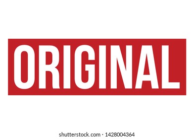 Original Rubber Stamp. Original Stamp Seal – Vector