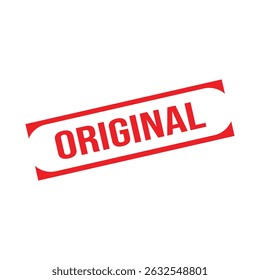 Original Rubber Stamp. Original Stamp Seal – Vector