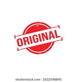 Original Rubber Stamp. Original Stamp Seal – Vector