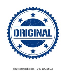 Original rubber stamp original vector.