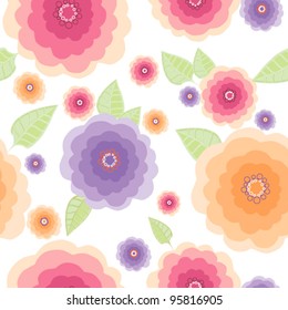 Original seamless floral pattern