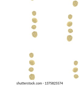 Original Seamless Pattern with lines Gold color. For design, textile, pattern fills, box, posters, cards, web page background etc. Pattern under the mask. Vector.