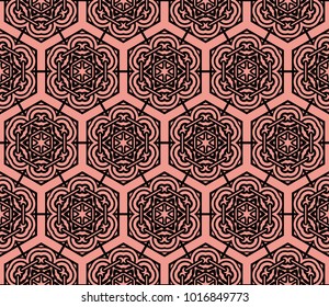 original seamless pattern with modern ornament. geometric style. fashion, interior design