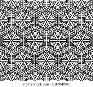 original seamless pattern with modern ornament. geometric style. fashion, interior design