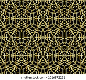 original seamless pattern with modern ornament. geometric style. fashion, interior design