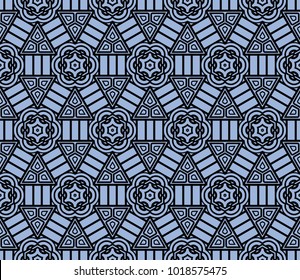original seamless pattern with modern ornament. geometric style. fashion, interior design