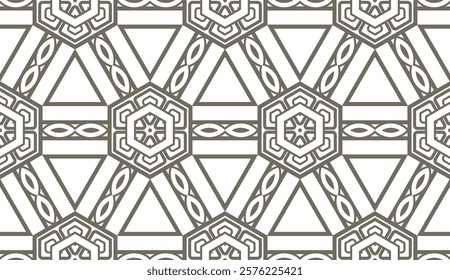 original seamless pattern with modern ornament. geometric style. fashion, interior design