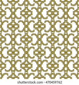 original seamless patterns for embroidery. floral theme. Pixel Mosaic. vector illustration. for the textile industry, home crafts
