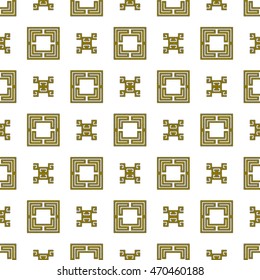 original seamless patterns for embroidery. floral theme. Pixel Mosaic. vector illustration. for the textile industry, home crafts