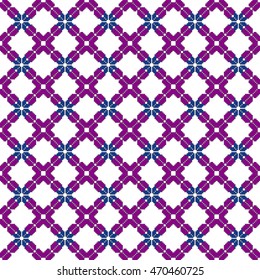 original seamless patterns for embroidery. floral theme. Pixel Mosaic. vector illustration. for the textile industry, home crafts