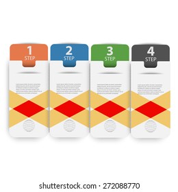 The original set of banners with infographics