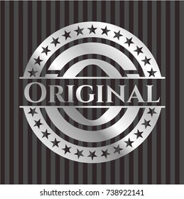 Original silvery badge