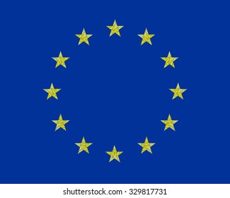 original and simple Europe flag