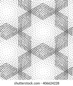 Original simple geometric shapes, dots, rhombuses. Vector seamless pattern. Modern stylish background. Repeating tiles dotted