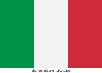 original and simple Italy flag isolated vector in official colors and Proportion Correctly