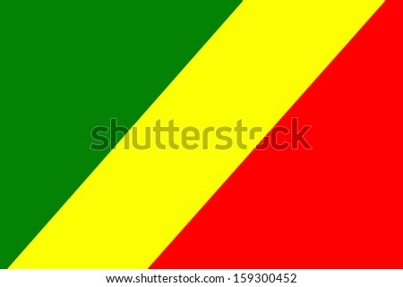 original and simple The Republic of The Congo flag isolated vector in official colors  and Proportion Correctly 3