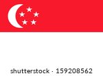 original and simple Republic of Singapore flag isolated vector in official colors  and Proportion Correctly
The Singapore is a member of Asean Economic Community (AEC)