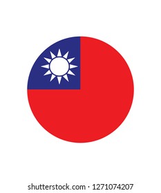 741 Taiwan flag circle Images, Stock Photos & Vectors | Shutterstock