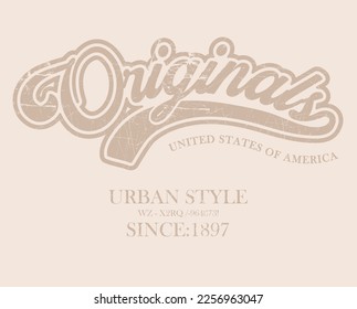 Original Slogan graphic for t-shirt