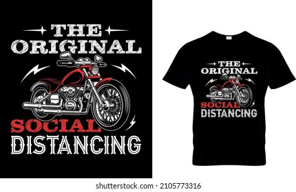 The original social distancing T-Shirt Design Template