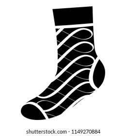 Original sock icon. Simple illustration of original sock vector icon for web design isolated on white background