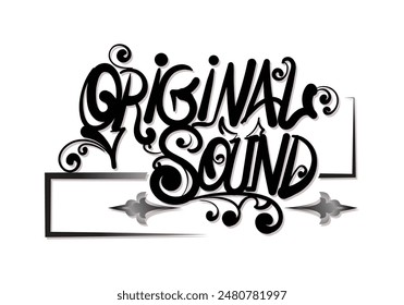 ORIGINAL SOUND tipografía diseño de estilo personalizado