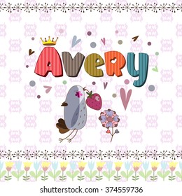 The original spelling of the name "Avery".