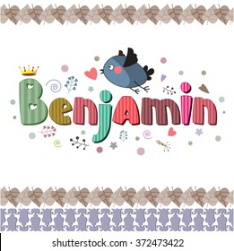 The original spelling of the name "Benjamin".
