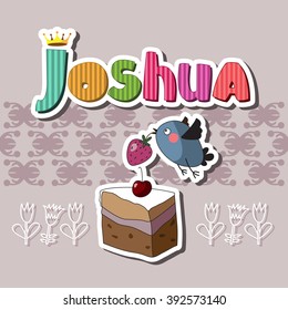 The original spelling of the name Joshua.