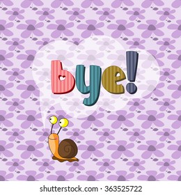 The original spelling of the word "bye!".