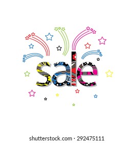 The original spelling of the word "sale".