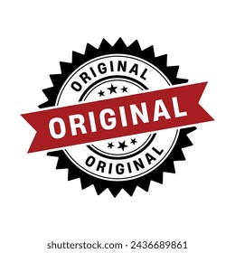 Original Stamp, Original Grunge Round Sign