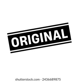 Original Stamp, Original Grunge Square Sign