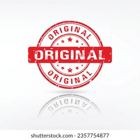  Original stamp. Original grunge vintage sign. Original rubber stamp.
