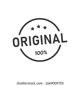 Original Stamp Icon Vector Design 