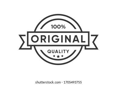Diseño vectorial de icono de sello original 