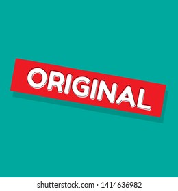 original stamp - original label,sticker,tag